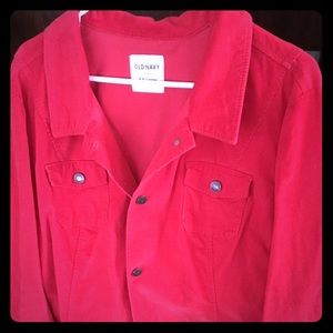 Old Navy Red Corduroy jacket XXL new without tags